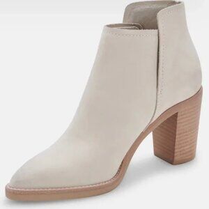 Dolce Vita Spade Booties - Ivory Nubuck